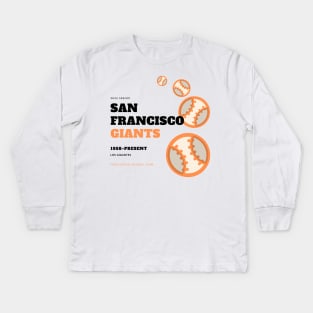 NY / SF Giants for baseball lovers 2022 season Kids Long Sleeve T-Shirt